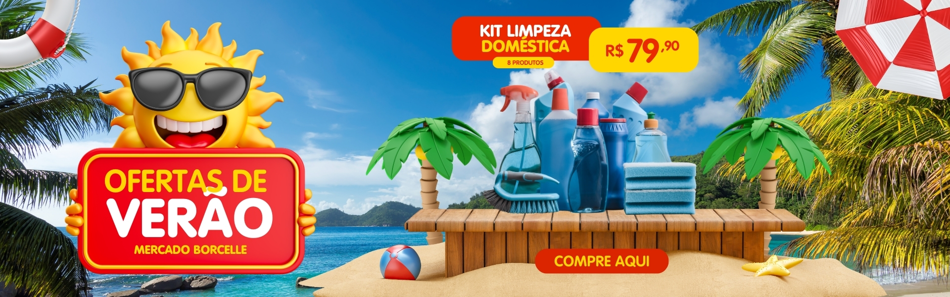 Ofertas De Verão Kit Limpeza